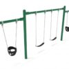 7/8 feet high Elite Cantilever Swing - 1 Bay 2 Cantilevers