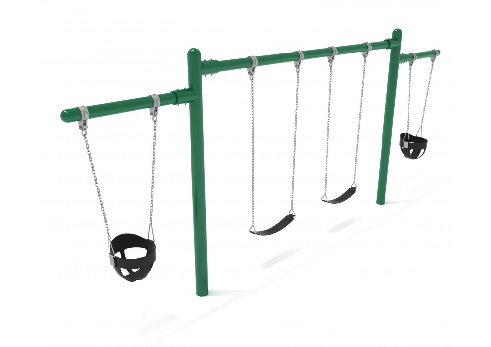 7/8 feet high Elite Cantilever Swing - 1 Bay 2 Cantilevers