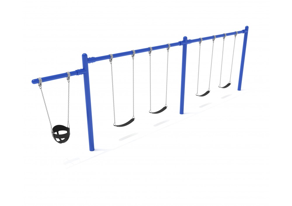 7/8 feet high Elite Cantilever Swing - 2 Bays 1 Cantilever