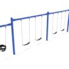 7/8 feet high Elite Cantilever Swing - 2 Bays 2 Cantilevers
